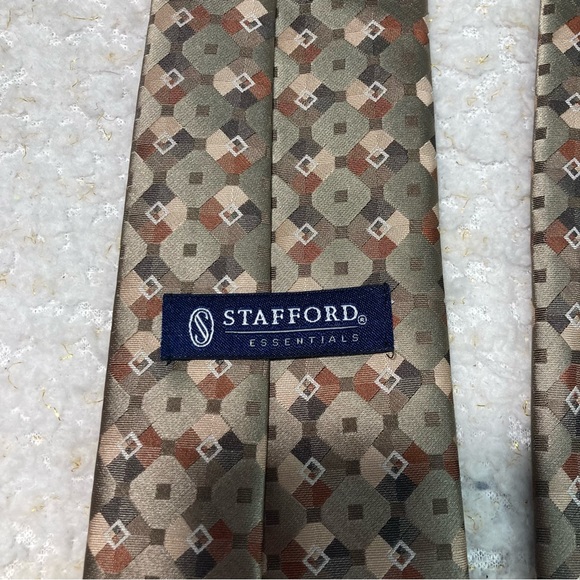 Vintage Stafford men’s Tie - Picture 7 of 14
